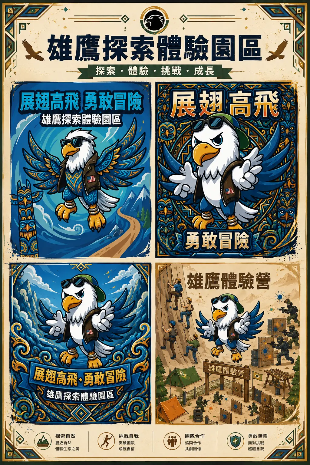 雄鷹體驗營展場設計